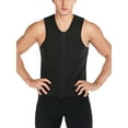 thumbnail image 5 of Mens Shapewear TaLELINTA Top Slimming Vest Body Shaper Zipper Hot Thermo Neoprene Sauna Sweat Vests Workout Training Shirt Shaperwear Weight Loss, 5 of 8
