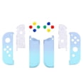 thumbnail image 2 of Gradient Violet Blue Custom Housing w/ABXY Direction Buttons Shell for Nintendo Switch/OLED Joycon, 2 of 8