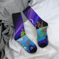 thumbnail image 6 of Saiise Scooby-Doo Funny Socks Men Women Adults Novelty Graphic Crew Tube Socks Crazy Design Casual Dress Socks for Sports,Running,Travel, 6 of 7