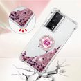 thumbnail image 3 of Funda para Xiaomi POCO F5 Pro 5G con Brillo Líquido Flotante, Purpurina, Parachoques y Anillo Giratorio Soporte, 3 of 5