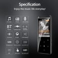 thumbnail image 1 of BENJIE M6 Reproductor de MP3 con pantalla táctil de 1,8 pulgadas Reproductor de música HiFi de 16 GB Radio FM EBook FLhrweasw Nuevo, 1 of 9