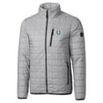 thumbnail image 2 of Men's Cutter & Buck  Gray Indianapolis Colts Big & Tall Rainier PrimaLoft Eco Insulated Full-Zip Hoodie Puffer Jacket, 2 of 3