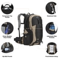 thumbnail image 3 of Maelstrom Hiking Backpack,Camping Backpack,40L/50L Waterproof Hiking Daypack with Rain Cover,Lightweight Travel Backpack,Grey, 3 of 7