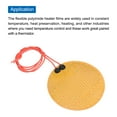 thumbnail image 4 of Heater Film Heating Plate, 12V 13W Polyimide Heat Pad, Adhesive PI Heater Elements Film 70mm, Pack of 5, 4 of 4
