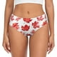 thumbnail image 1 of Balery Realistic Maple Leaf Ropa Interior de Algodón para Mujer con Dibujo – Braguitas Cómodas y Elásticas, Estilo Clásico-3X-Large, 1 of 6