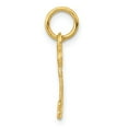 thumbnail image 3 of Auriga Fine Jewelry 14K Yellow Gold Key Letter B Initial Charm for Women, 3 of 6
