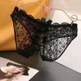 thumbnail image 2 of Follure Women Underwear Brief Underpants Open Crotch Panties Low Waist Lace Underwear, 2 of 3