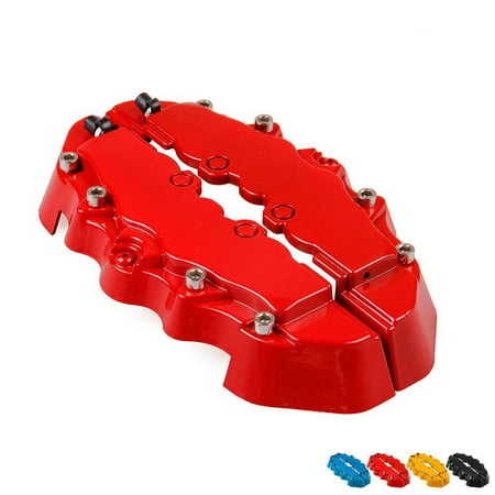 2Pcs 3D Brake Caliper Cover Kits Bright Color Universal Style Disc Front and