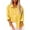 Yellow4, variant on JnLxul Womens Tops Long Sleeve Button down Lapel Neck Shirts Casual Loose Summer Breathable Tops with Pocket