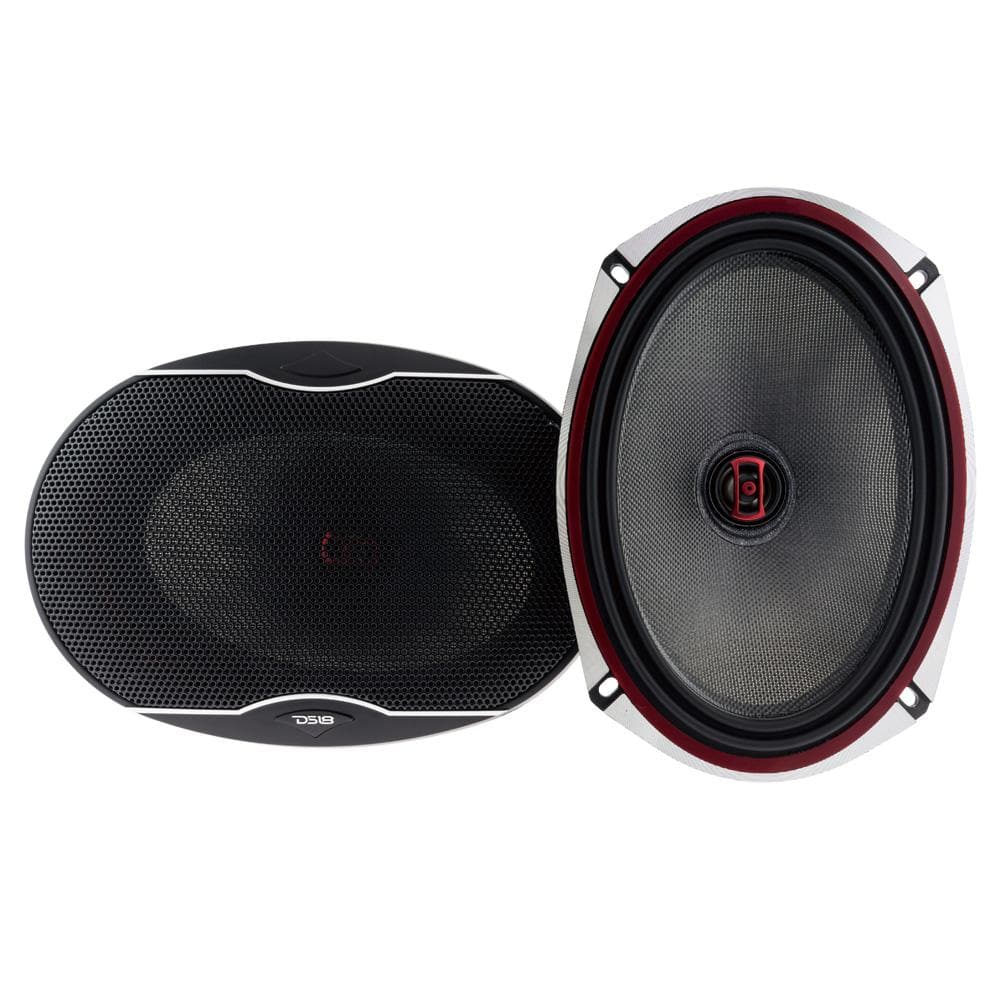 DS18 EXL-SQ6.9 560 W Max 6" x 9" 2-Way 3-Ohm Stereo Car Audio Coaxial Speakers - image 2 of 7