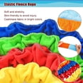 thumbnail image 2 of EcoNesxp 1ft Cooperation Elastic Band Tug of War Rope Adult Portable Teamwork Exercise Loop Resistance Band for Party Games Playground Activities 4m 157in / 13in, 2 of 5