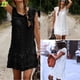 thumbnail image 4 of Vestido Boho Sin Mangas De Encaje Para Mujer/De Noche De Verano/Fiesta Nocturna/Mini Casualpangjing, 4 of 4