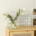 thumbnail image 4 of Handbag Unique Flower Vase Decorative Wide Mouth Bubble Vase Glass Bag Vase, 4 of 5