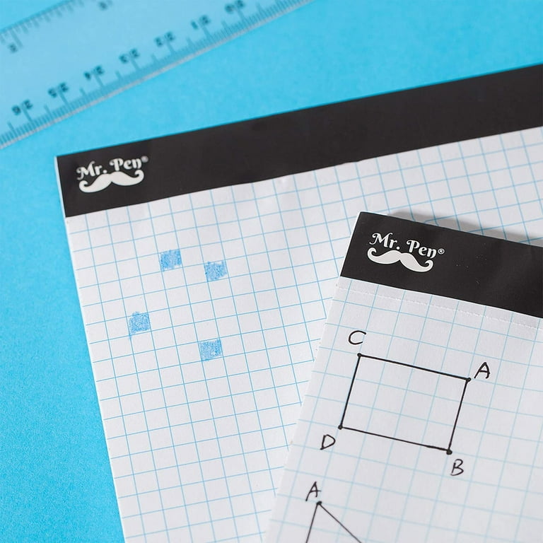 Mr. Pen- 4x4 Grid Graph Paper Notebook, 8.5