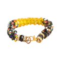 thumbnail image 4 of Pulsera Tiembla Tierra, Hilo Con Decoración color  amarillo, 4 of 5