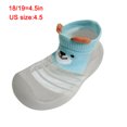 thumbnail image 4 of LNKOO Unisex Baby Socks Shoes Anti Slip Floor Socks, Infant Soft-soled Toddler Shoes First Walking Shoes Thin and Breathable Infant Little Kids Girls Boys Rubber Soft Sock Shoes(Water Blue18/19), 4 of 7