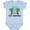 AE-Light Blue, variant on Summer Vacation in Fort Lauderdale Boys or Girls Baby Bodysuit