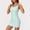 Light Blue, variant on Woman Sparkly Sequin Two Piece Skirt Outfits Summer Breathable Sleeveless Cami Crop Tank Top and Sexy Bodycon Mini Skirt Sets