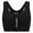 Black, variant on Sports Bras for Women Front Zipper Wireless Bra Active Yoga Bra