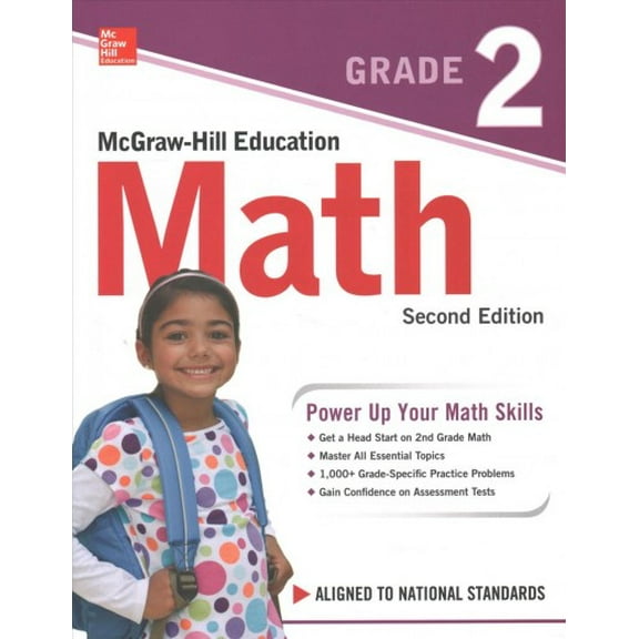 Pre-Owned McGraw-Hill Education Math Grade 2, Second Edition (Paperback)