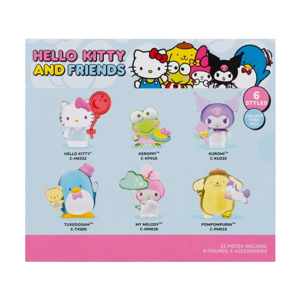 Hello Kitty and Friends Dreamland, 2 inch Figure 6-Pack