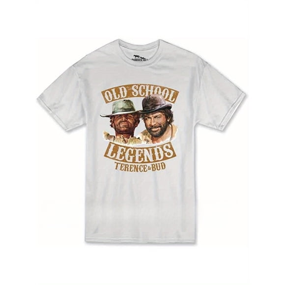 T Shirt Terence Hill And Bud Spencer Old School Legends in Men'S Short
