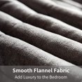 thumbnail image 3 of Sherpa Fluffy Weighted Blanket 15lbs for Adult,Dual Sided Cozy Fuzzy Heavy Blanket,Super Soft Bedding Blanket for Bed Sofa 48"×72" Grey, 3 of 7