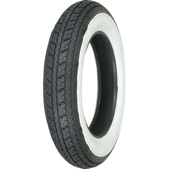 Shinko 550 Whitewall Front/Rear Scooter Tire (3.50-8 Tube Type)