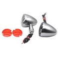 thumbnail image 3 of Motorcycle Turn  Light, Waterproof LED Turn  with Premium Light Tubes for Motorcycle, Front Turn  Lamp Made of  Aluminum Alloy, Easy to Install, Impact, 3 of 8