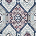 thumbnail image 3 of SAFAVIEH Kazak Jancis Geometric Area Rug, Blue/Grey, 6'7" x 6'7" Round, 3 of 4