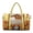 Flower Bus, variant on Womens Duffle Bag Large Travel Tote Bags Carry on Luggage Bag for Mother Lightweight Quilted Tote Overnight Weekender Bags,Rainbow Bus Print