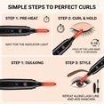 thumbnail image 5 of Heated Eyelash Curler, Anti-Scald Silicone Design, Electric Lash Curler for Daily Makeup Routine, 3 Temp Modes, USB Rechargeable, Black, 5 of 7
