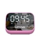 thumbnail image 1 of Reproductor de música Lenovo TS13 Altavoz inalámbrico BT Subwoofer inalámbrico portátil Altavoz estéreo Reproductor de audio Reloj despertador único Diseño de espejo Rosa Lenovo Reproductor de música, 1 of 7
