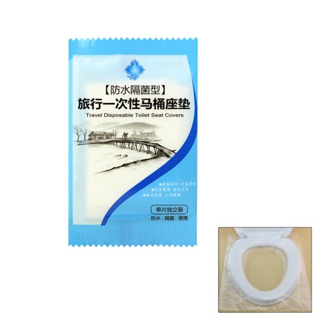5 Pcs Clear Travel Camping Disposable Toilet Seat Cover ...