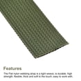 thumbnail image 3 of Uxcell Flat Nylon Webbing Strap for Luggage-rack Backpack Handle Cargo Straps Olive, 3 of 4