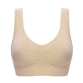 thumbnail image 3 of 3 Pack Women Sports Bra Wirefree Yoga Bras Tank Top High Intensity Push Up, 3 of 5