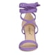 thumbnail image 2 of Women's Open Toe Lace Up Chunky High Heels Sandals Purple US 9/UK 7/EU 40, 2 of 6
