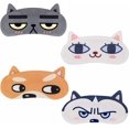 thumbnail image 1 of Máscara para dormir CHAO 4 piezas Ojo de gato Linda caricatura, 1 of 5