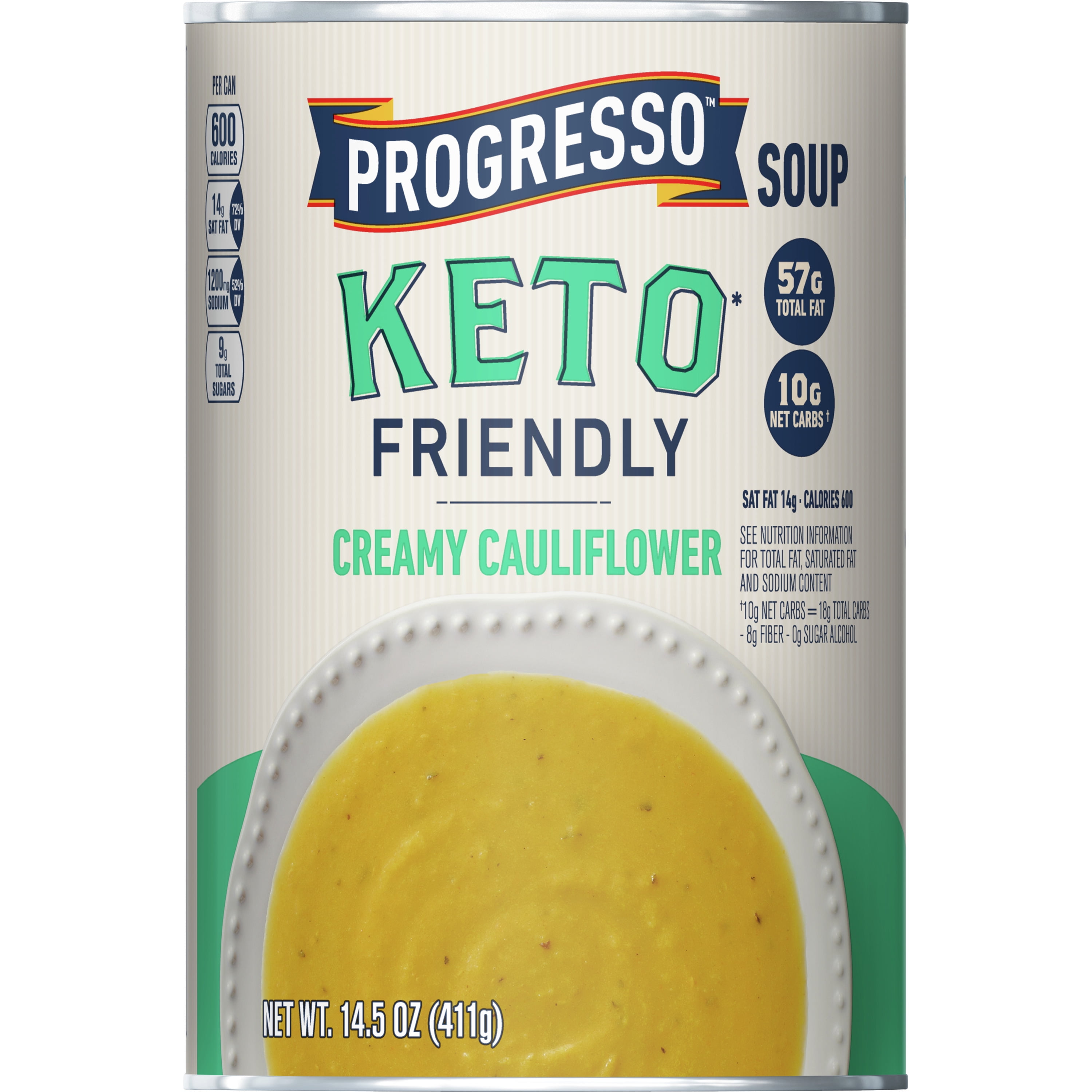 Progresso Keto*-Friendly Creamy Cauliflower Canned Soup, 14.5 oz.