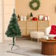 thumbnail image 5 of Fiudx Decoración del hogar Árbol de Navidad con copos de nieve iluminados y bisagras avanzadas, soporte de metal y puntas de ramas artificiales para una fácil decoración navideña, 5 of 7