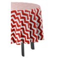 thumbnail image 3 of Vargottam Indoor/OutdoorRoundTablecloth 58 InchRoundTablecloth Waterproof PatioTableCloths,Spring/SummerTableCovers For Backyard CircularTable/Bbqs/Picnic -Red, 3 of 8