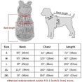 thumbnail image 2 of Soft and Warm Small Dog Pajamas Puppy Coats, Cute Chihuahua Christmas Clothes Outfits Costumes for Cat Pug Yorkshire French Bulldog, Grey, Chest 11(28, 2 of 5