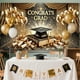 thumbnail image 4 of Decoración del hogar, decoración de habitaciones, decoración de paredes Fondo de felicitaciones de graduación Fondo de decoraciones de graduación Fondo de poliéster, 4 of 6