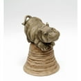 thumbnail image 2 of Ceramic Hippo Bell Vintage  Mom Nature Lover 5in, 2 of 3
