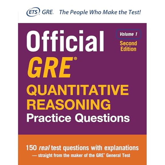 Pre-Owned Official GRE Quantitative Reasoning Practice Questions, Second Edition, Volume 1 (Paperback) 1259863506 9781259863509