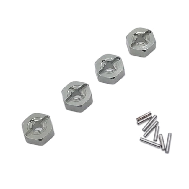 Adaptador hexagonal de rueda 4x Zulema 12 mm para Wltoys 1/14 14400 rc car