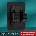 thumbnail image 4 of Useful Bathroom Accessories Wall Mounted Self-Adhesive Showerhead Bracket Shower Head Holder Handheld Sprayer Support Sprayer Fixed Base BLACK, 4 of 8