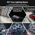 thumbnail image 3 of Luces LED HYPERLITE Gen 2, hexagonales, 168 W, 16800 LM, 6500 K, 3 of 7