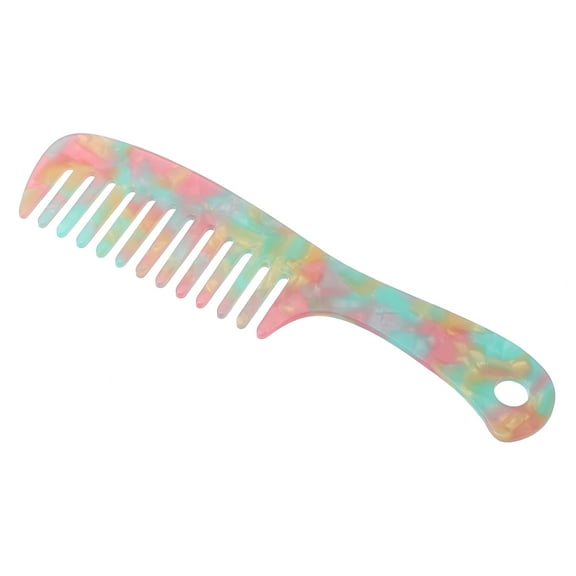 1 Pcs 1 Pcs Hair Comb Wide Tooth Anti-Static for Thick Curly Hair Hair Detangling Comb Multicolor