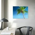 thumbnail image 3 of WERPE  Summer Ocean Waves Coconut Palm Tree Beach Canvas Wall Art Seascape Painting Sea Nature Pictures for Living Room Home Office Wall Decor Artwork, 3 of 4